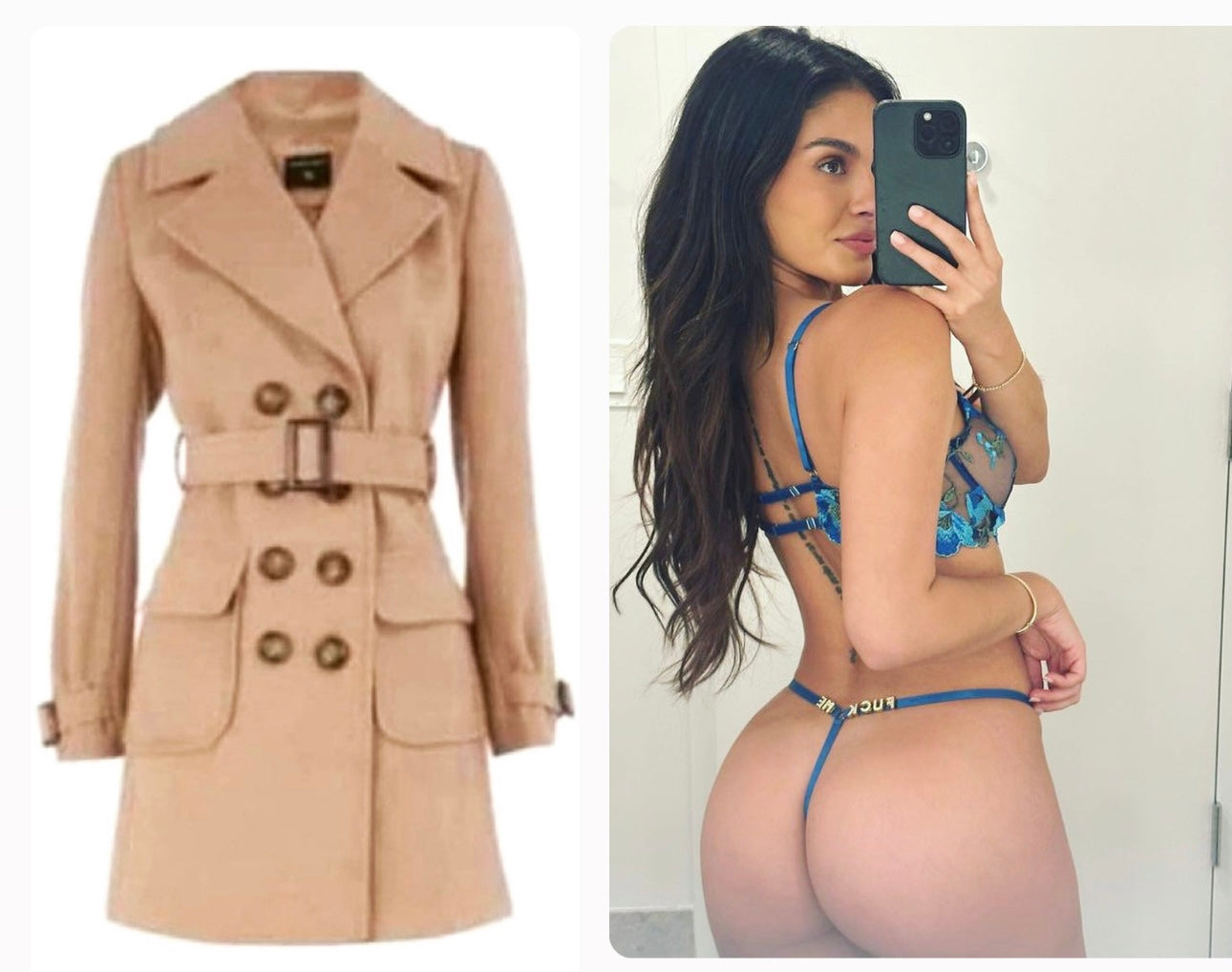 Lingerie Under Trenchcoat Bundle  Reuellux
