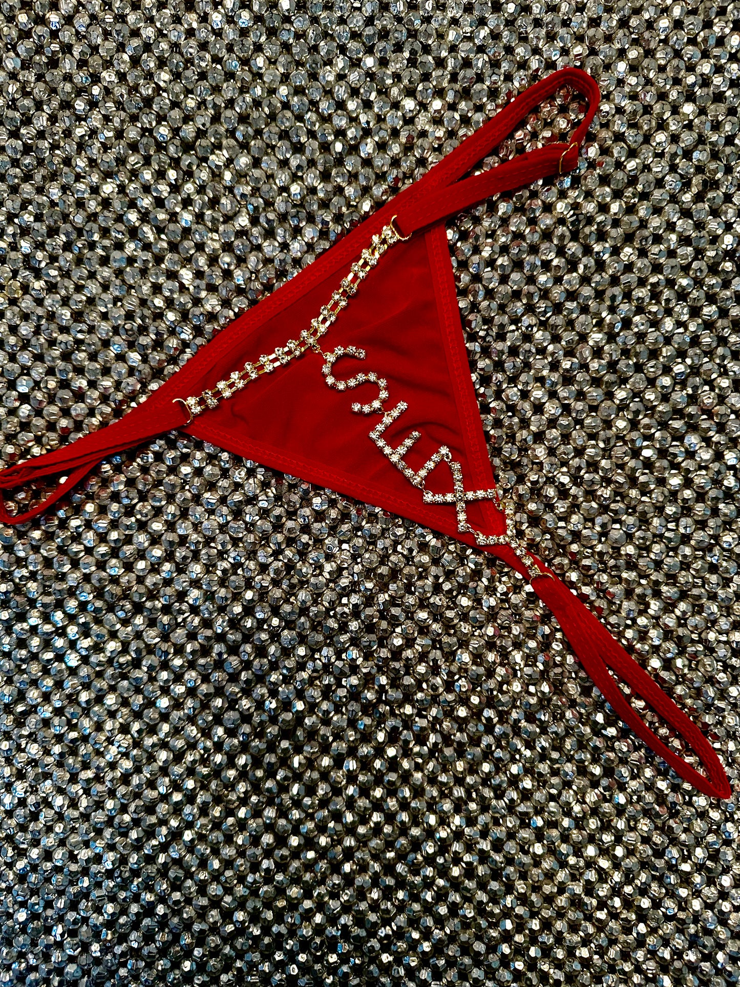 Red Sexy Jewel Panties (RTS)