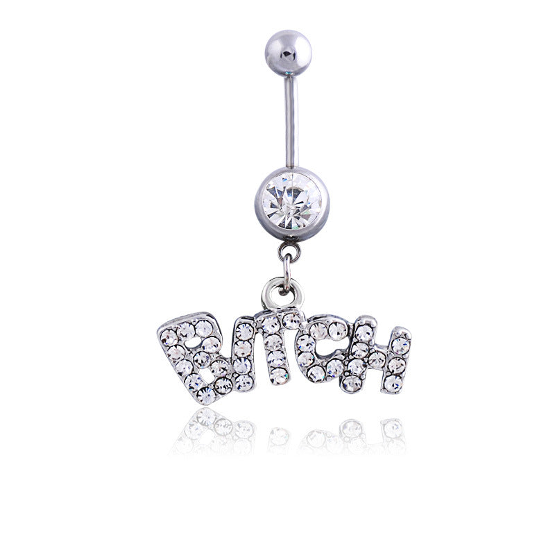 B!TCH BELLY BUTTON RING (R2S)