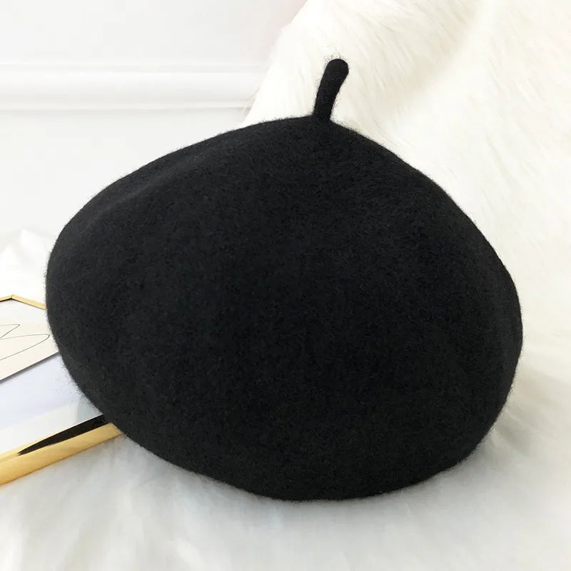 Beret Hat (Black)