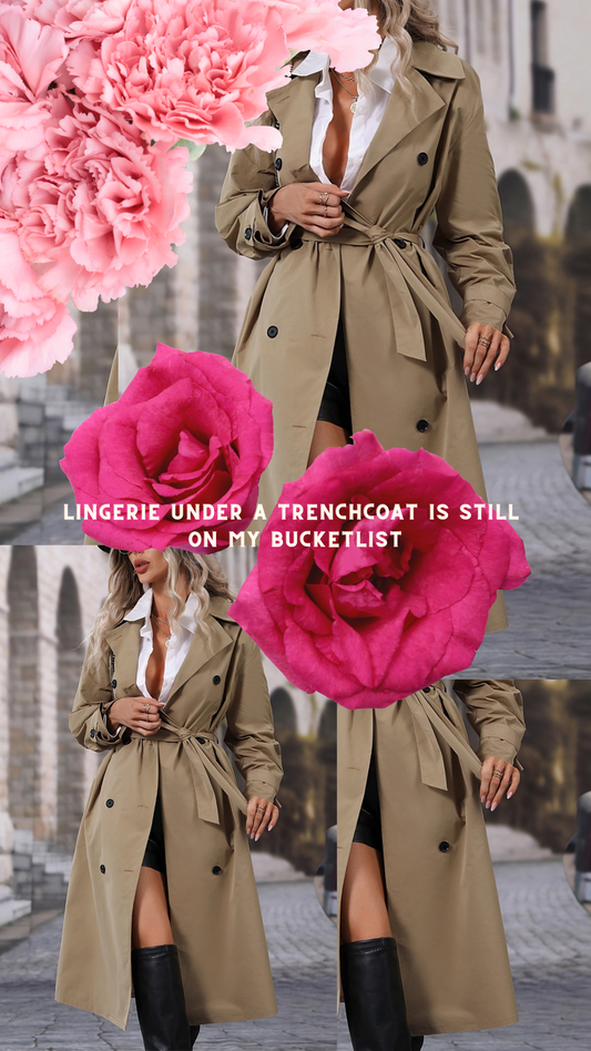 Lingerie Under A Trench Coat (RTS)
